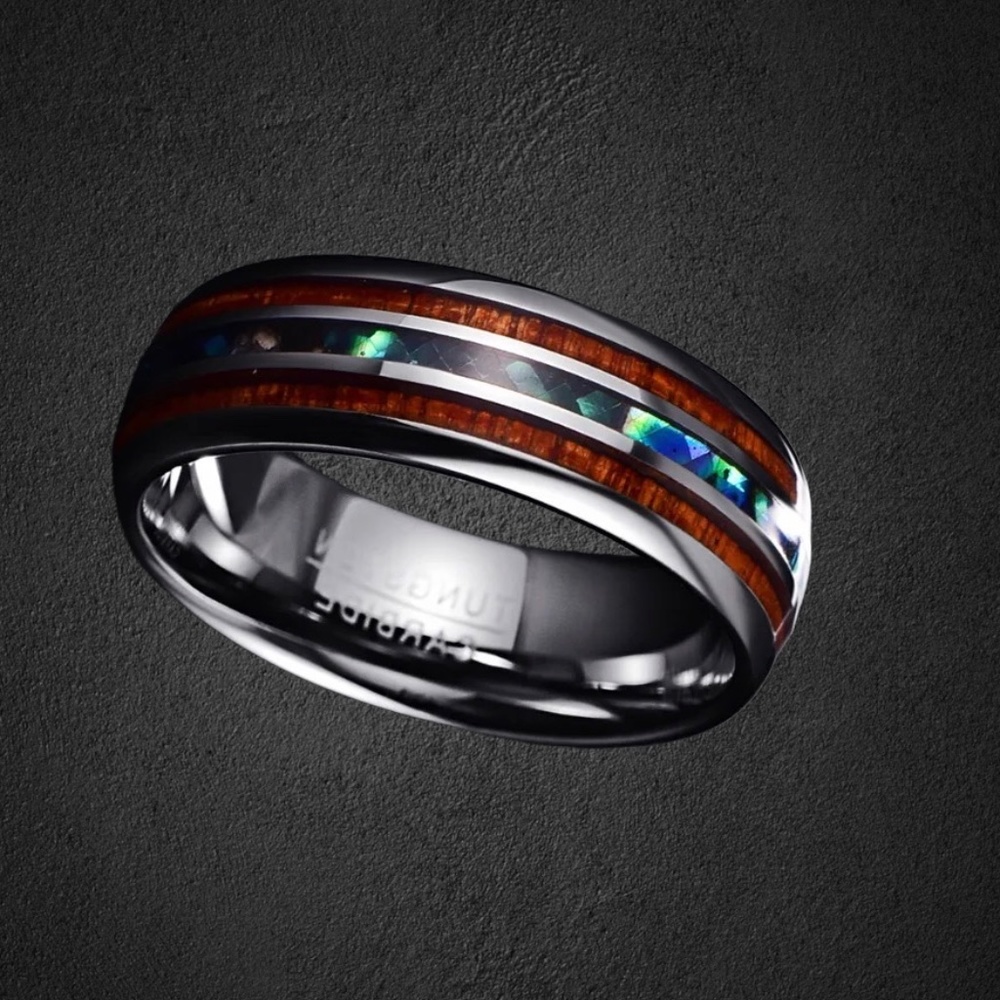 Men's Ring/ Size 9/ Hawaiian koa wood